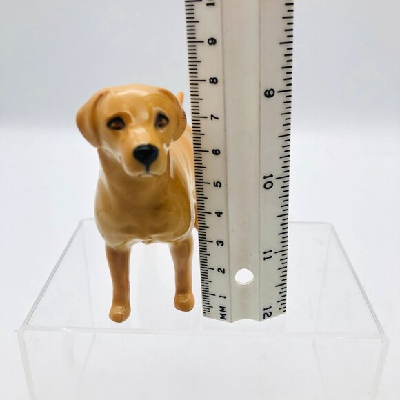 Vtg Beswick Golden Yellow Labrador Retriever Dog Figurine Porcelain England - Picture 10 of 10